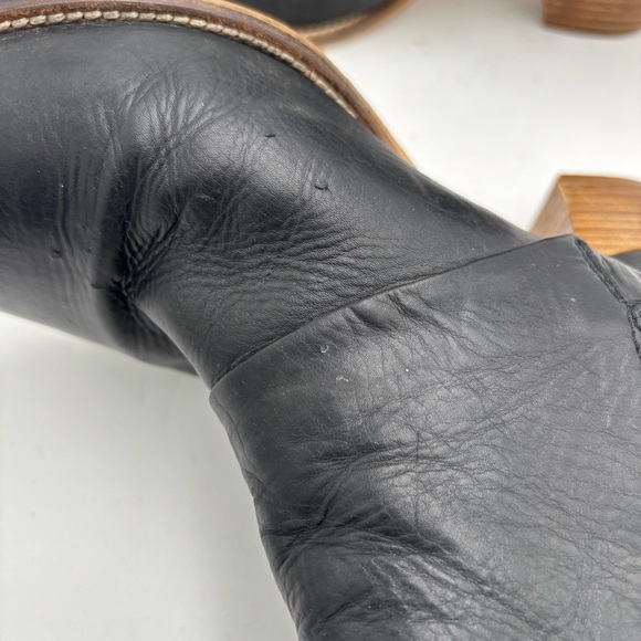 Clarks Black Leather Ankle Booties - Picture 3 of 10